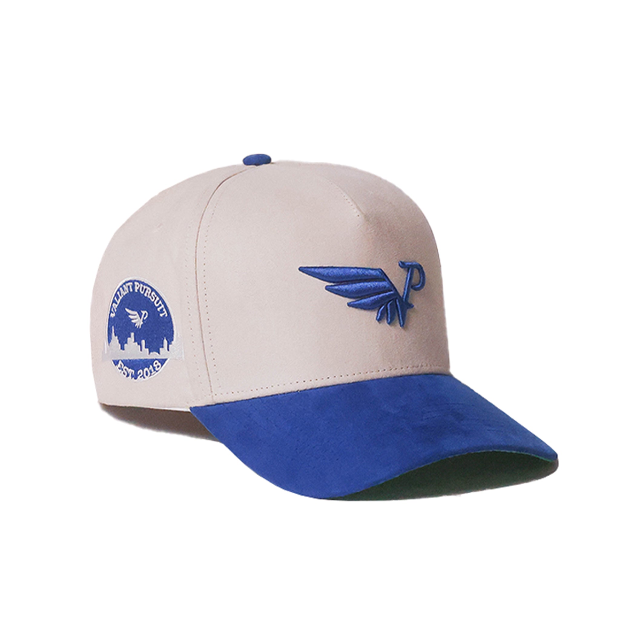 Blue Static A-Frame Snapback