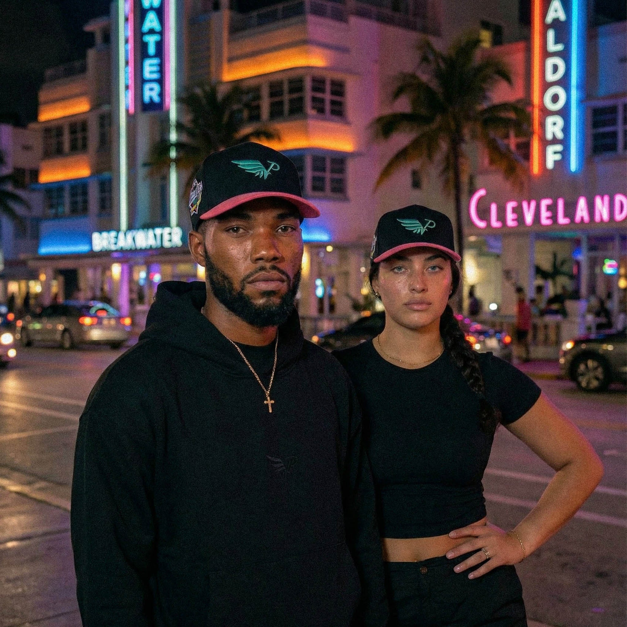 Miami Nights A-Frame Snapback