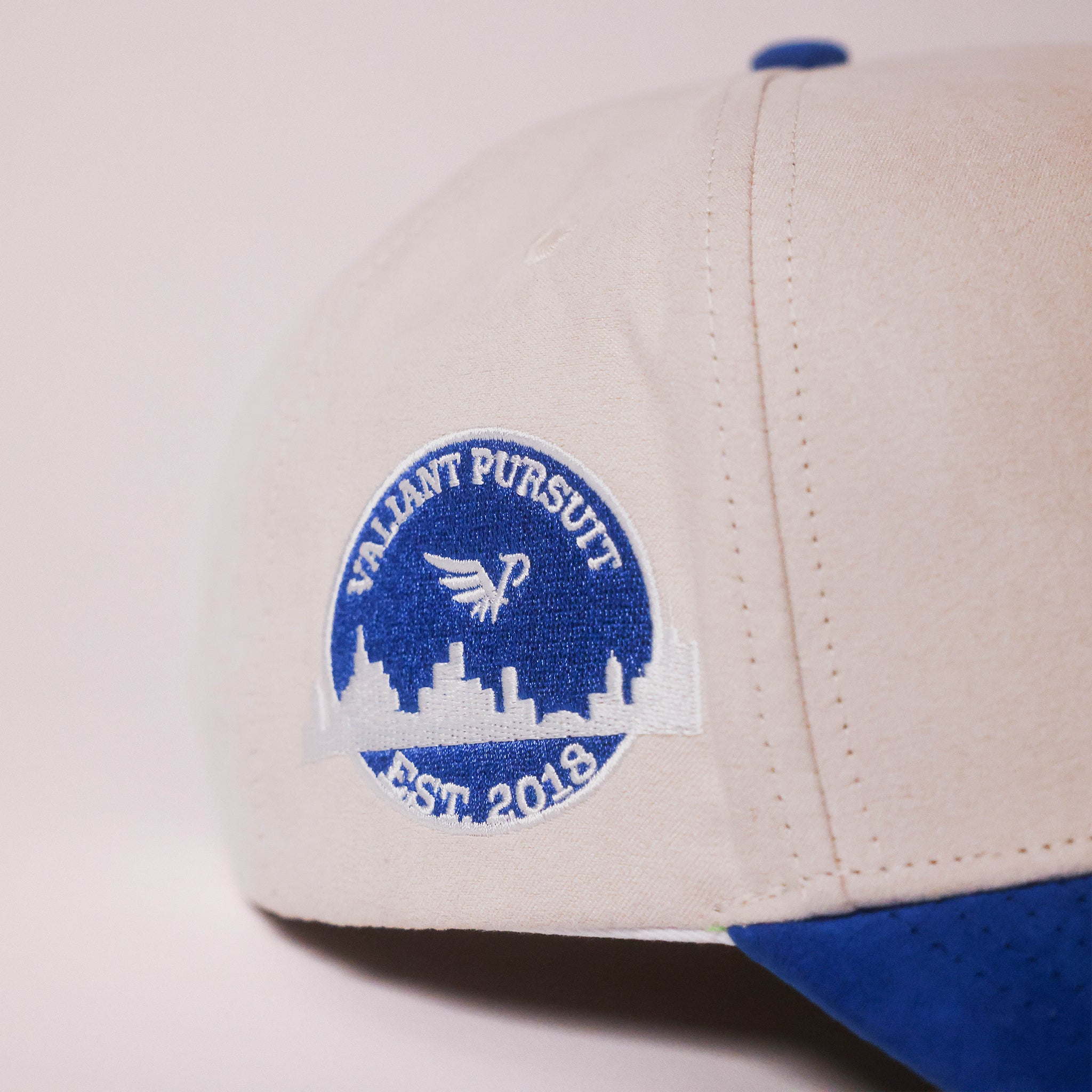 Blue Static A-Frame Snapback