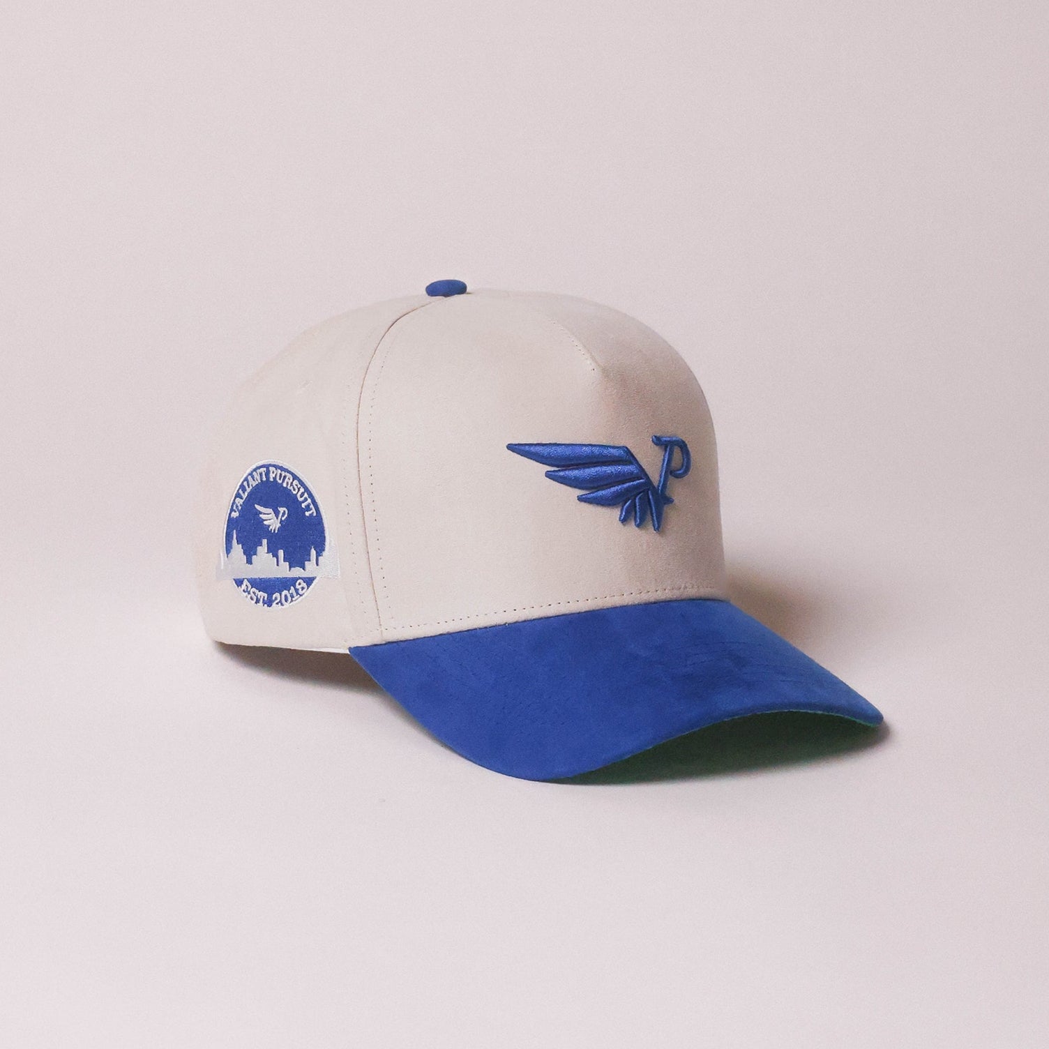 Blue Static A-Frame Snapback