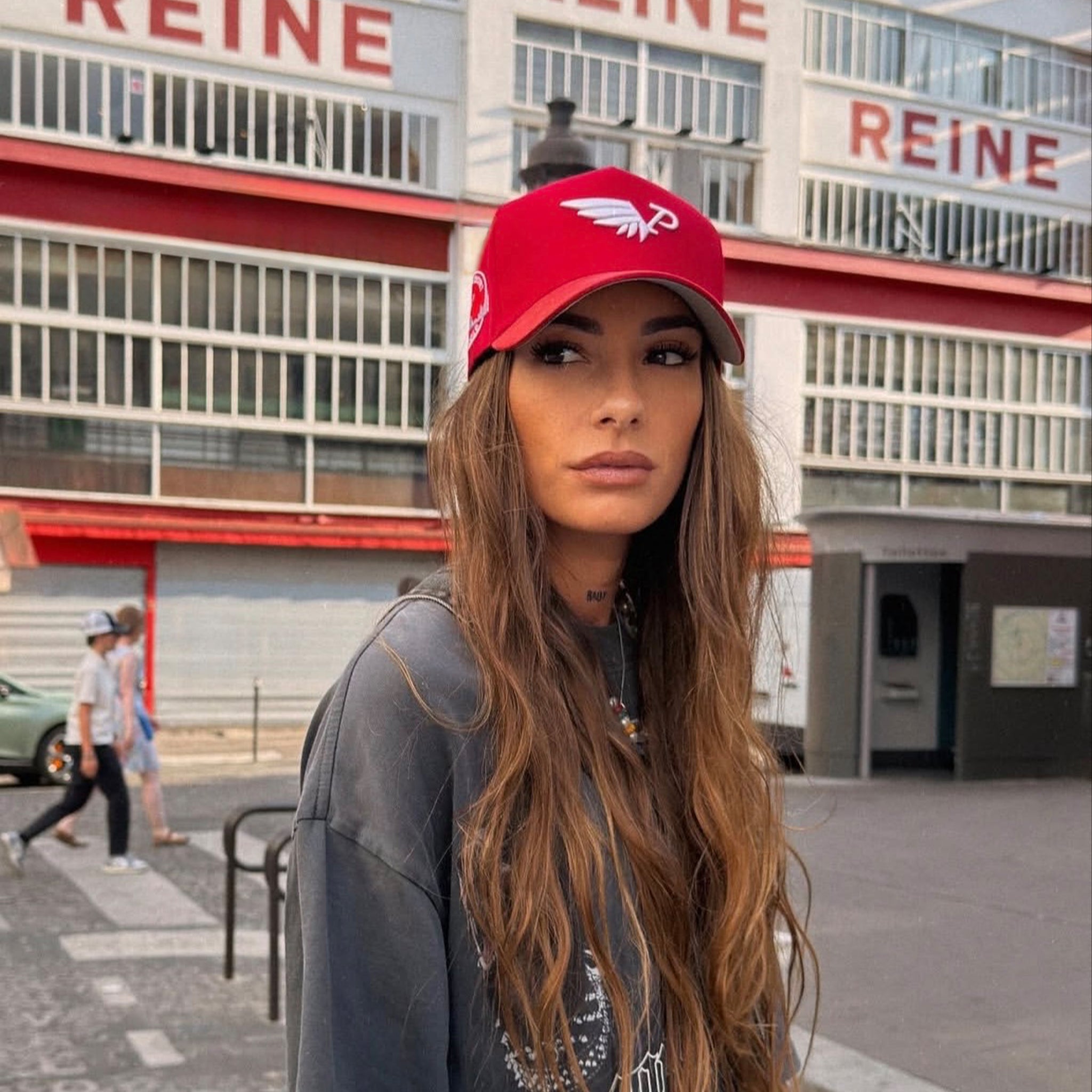 Red Solace A-Frame Snapback