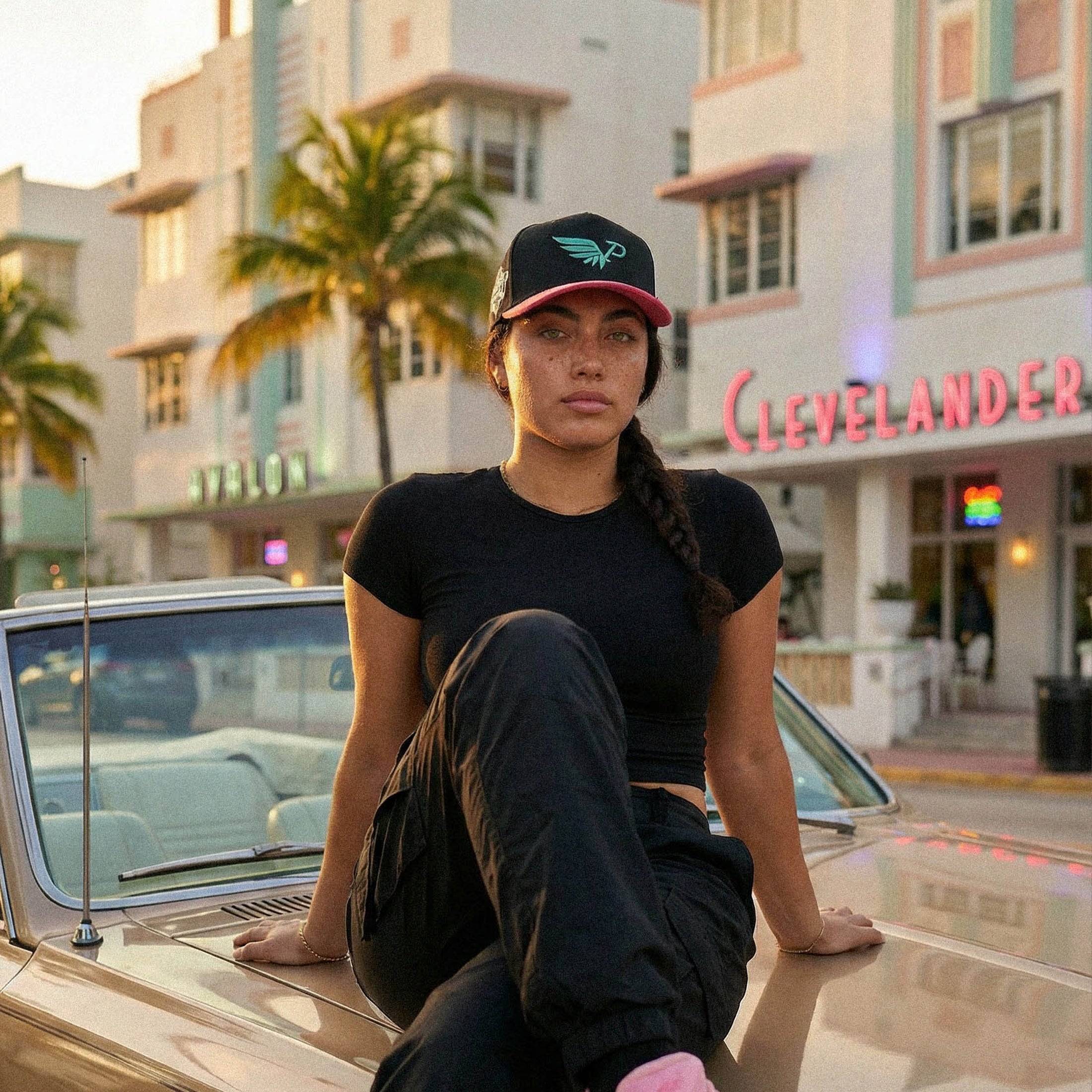 Miami Nights A-Frame Snapback