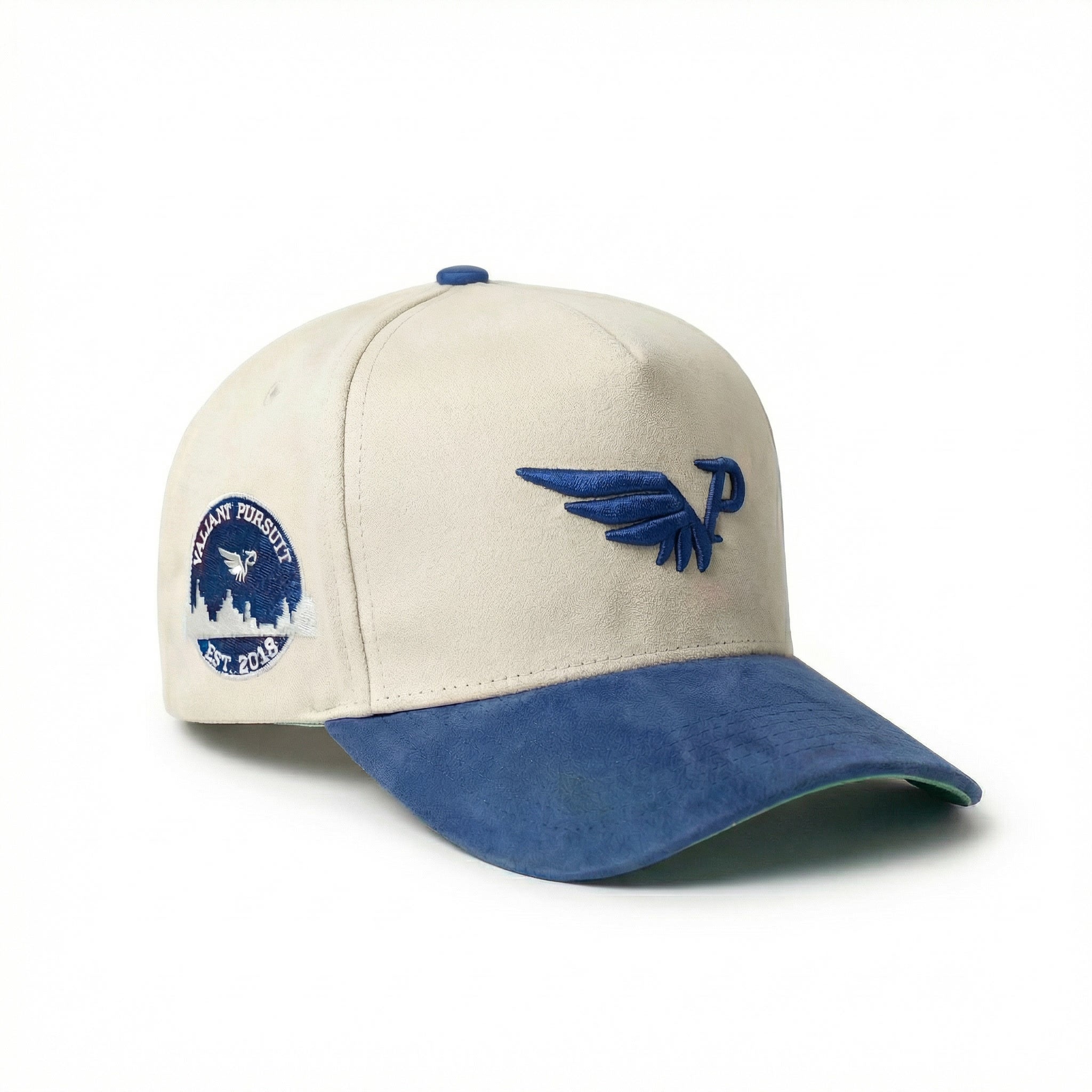 Blue Static A-Frame Snapback