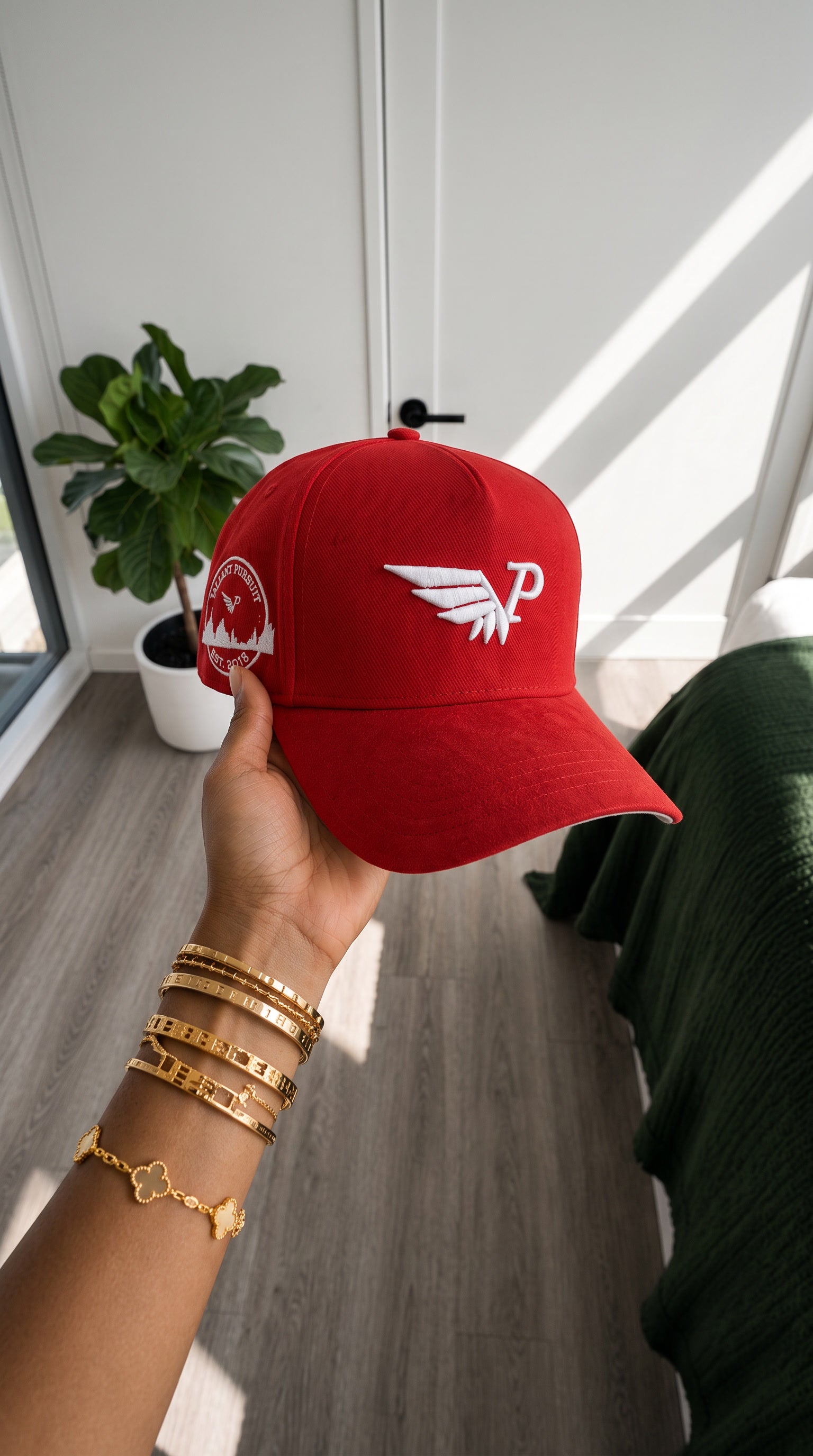 Red Solace A-Frame Snapback